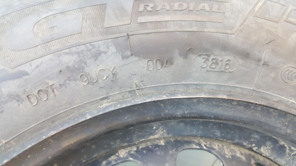 Джанта с гума 195 65 15 дот 3816