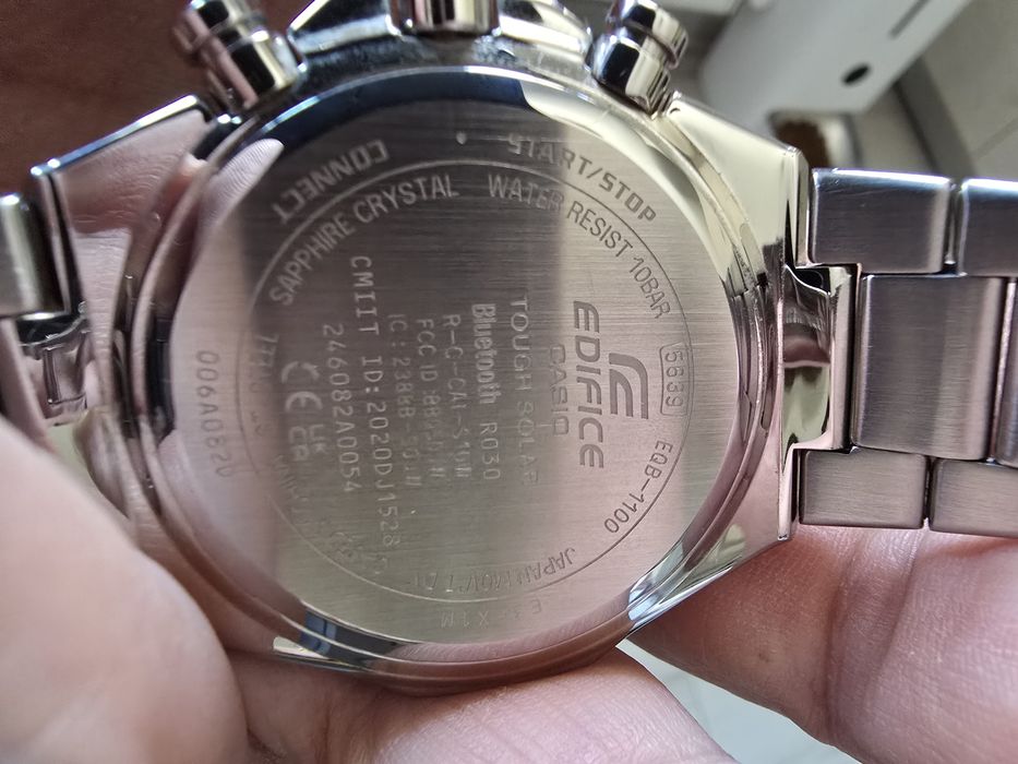 Casio Edifice EQB-1100D - solar, subtire 8,9 mm, geam safir