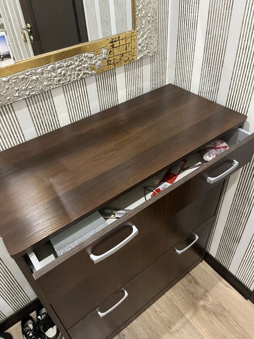 Обувница коричневая б/у