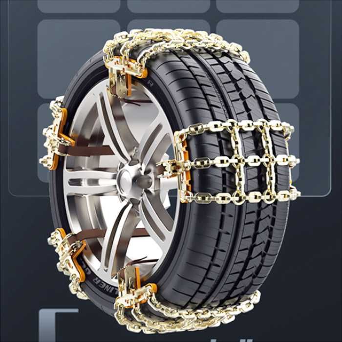 Метални вериги за сняг PA1210 Комплект 8 броя 2 гуми (зимно сцепление)