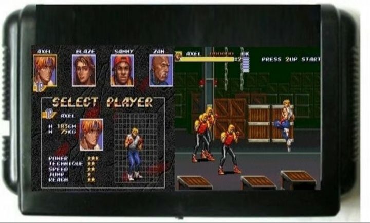 Sega 16 bit konsoli uchun kartrij