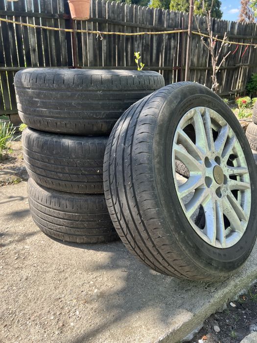 Vand set jante +cauciucuri  205/60-55 R16 vara /iarna +roata de rezerva r16