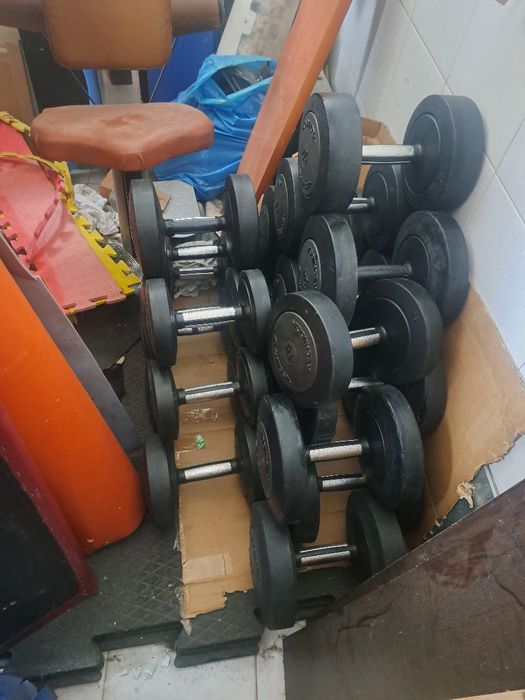 Фитнес оборудване тека teca джангал машина дъмбели лежанка кросоувър