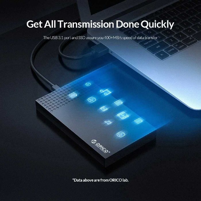Rack extern ORICO carcasa HDD / SSD de 2.5 inch SATA 3 la USB 3.0