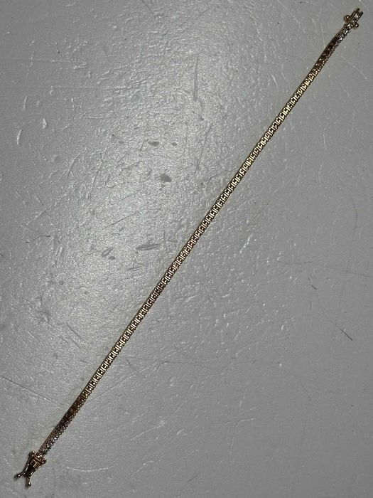 BRATARA AUR 18K + 87 Diamante = 2.60CT - 8.6g. - Model TENNIS !