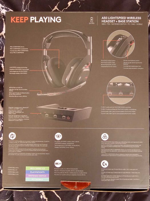 Слушалки LOGITECH ASTRO A50 GEN  5 Black