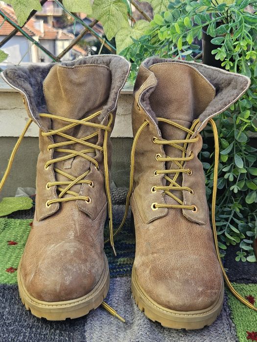 Мъжки боти естествена кожа N41