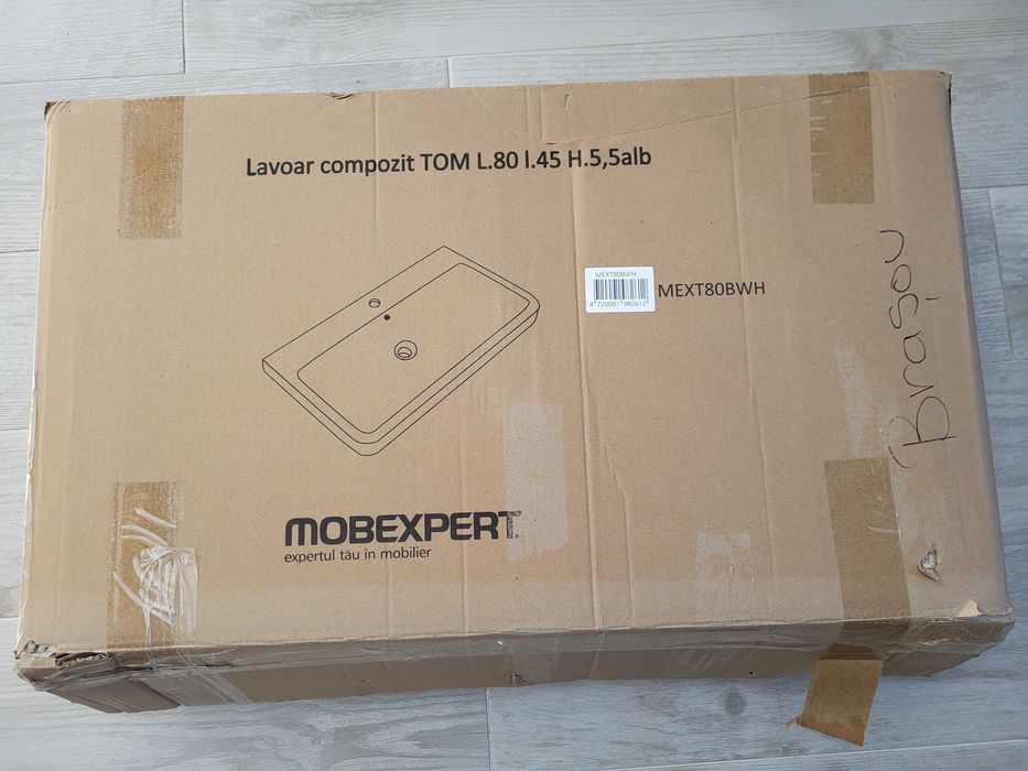 Lavoar compozit NOU Mobexpert L.80 cm