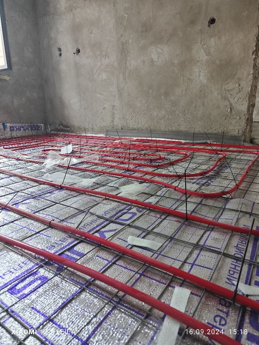 Газосварка. Сантехника-отопительная система. Тёплый пол