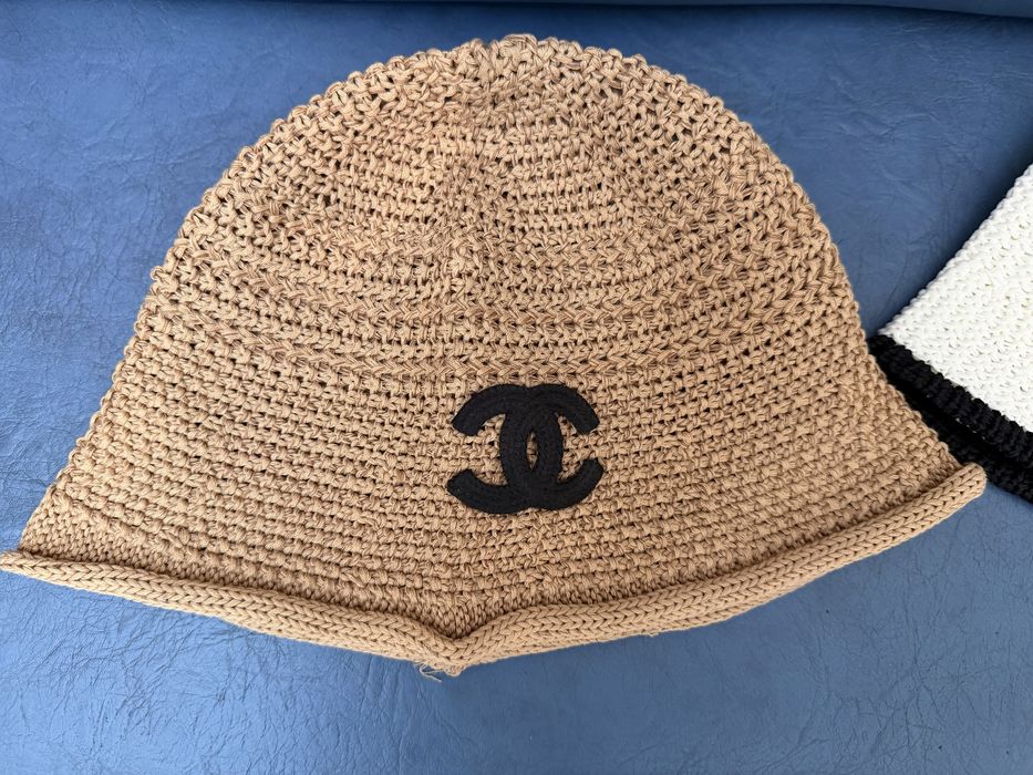 Панама chanel соломенная