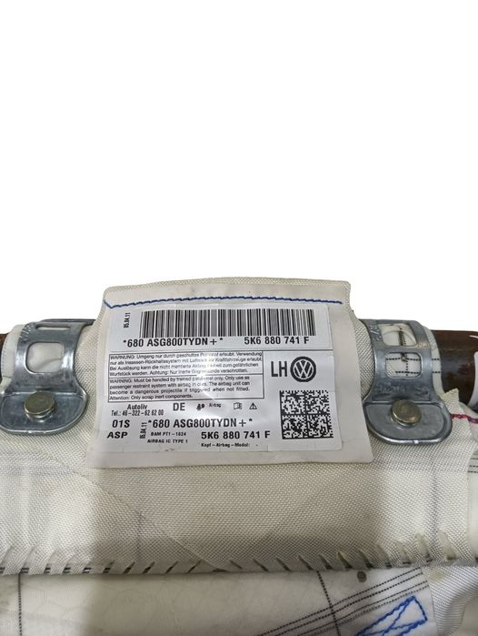 Airbag Cortina Stanga Volkswagen Golf Vi 5K1_ 2008 - 2012 Tdi Bluemoti