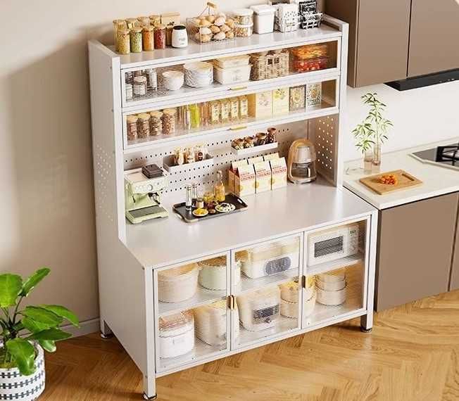 Кухонный стеллаж/полки для приборов/надёжный металлический шкаф