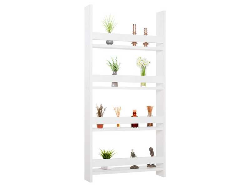 Етажерка, HM18224.01, Бял, Пдч, 60х10х120см.