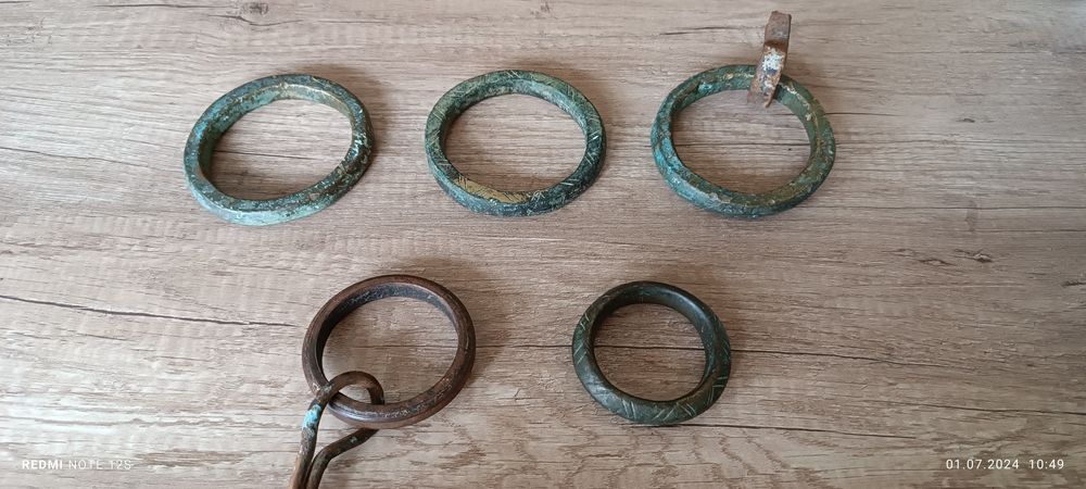 Старинные дверные кольца-ручки