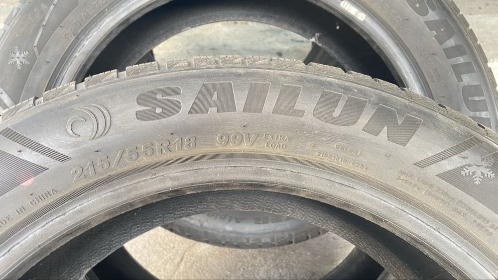 Зимни Гуму Sailun 215/55/18 ДОТ 23г. 7.5мм
