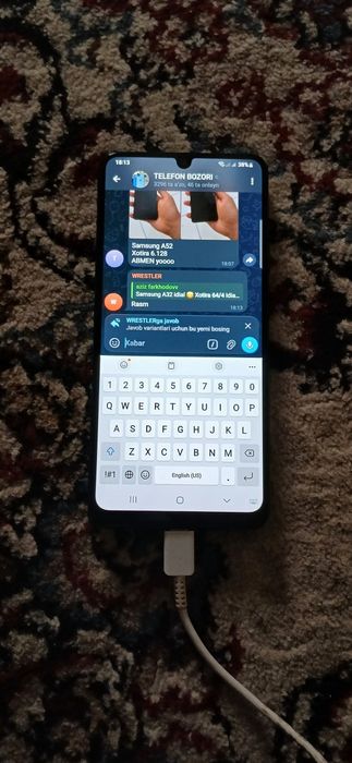 Srochniga vapshe arzonga  Samsung A32 idial 
Xotira 64/4
Idial hech qa