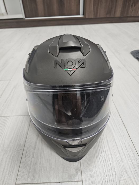 Casca moto NOS NS-10 Titanium Mat