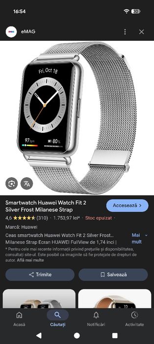 Huawei Watch Fit 2 Silver Fullbox