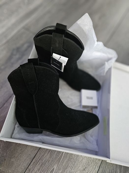 Каубойски боти в черно