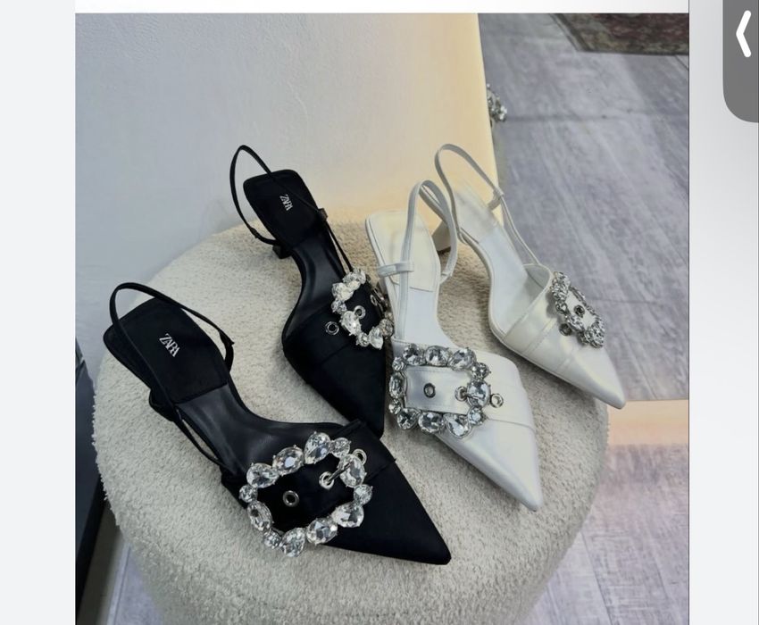 Туфли зара черные