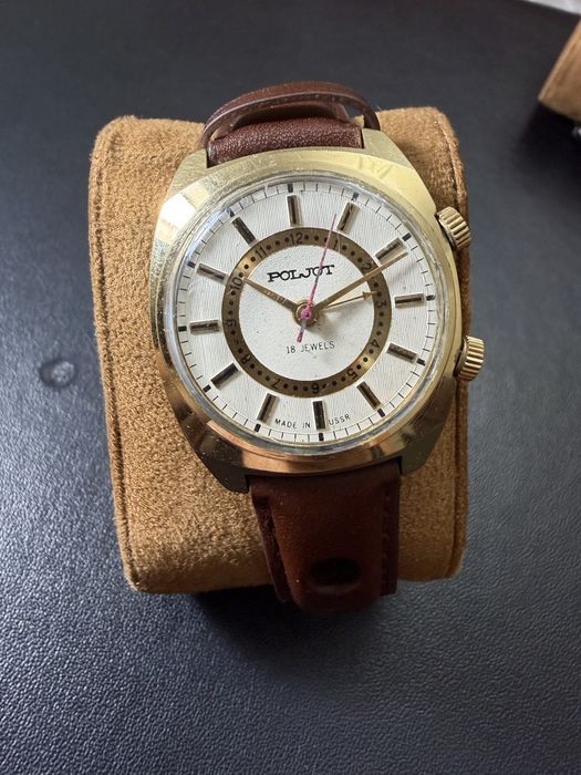 Продам коллекционные часы Poljot Signal в позолоте (СССР)