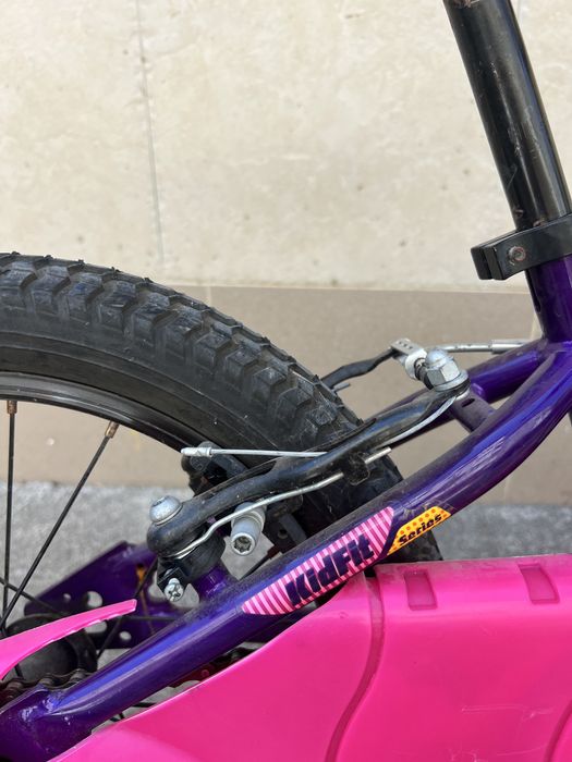 Детски велосипед Drag 14 Rush Розов/Лилав + каска