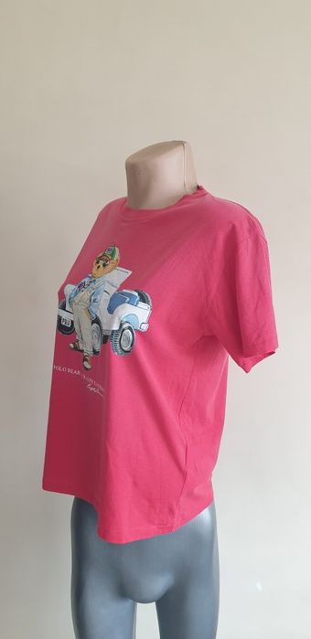 POLO Ralph Lauren Bear Cotton Size M НОВО! ОРИГИНАЛ! Дамска Тениска!