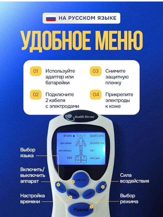 Миостимулятор электрический стимулятор