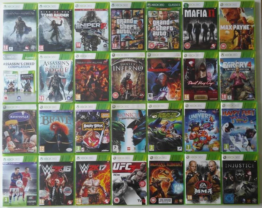 [xbox 360/xbox ONE] На БРОЙ/ Над 200 игри за XBOX 360/на Изплащане