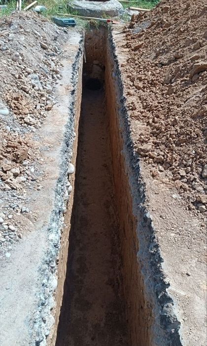 Ura urachi santexnik ishlari transha яма калодис казимиз