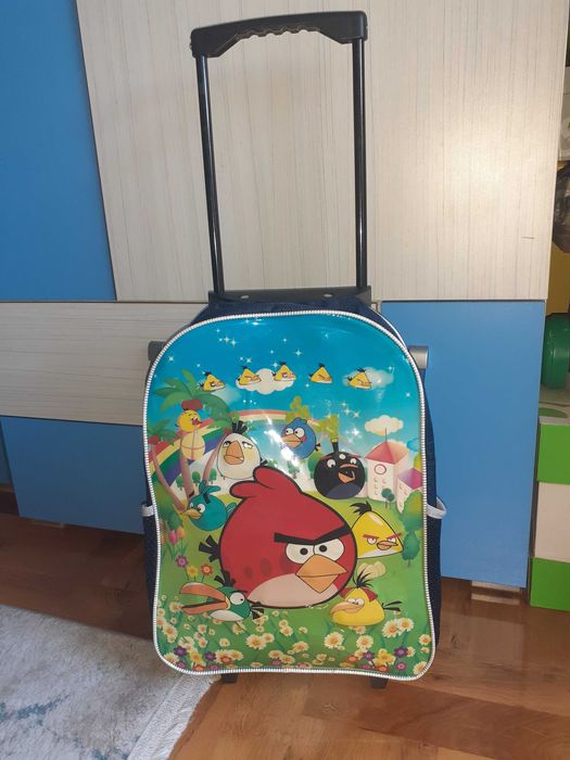 Раница на колелца Angry Birds