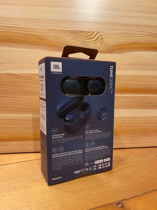 Слушалки In Ear JBL Tune 130NC TWS bluetooth Noise Cancelling IPX4 Син