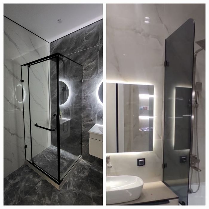 Душ кабина, шторка на ванну