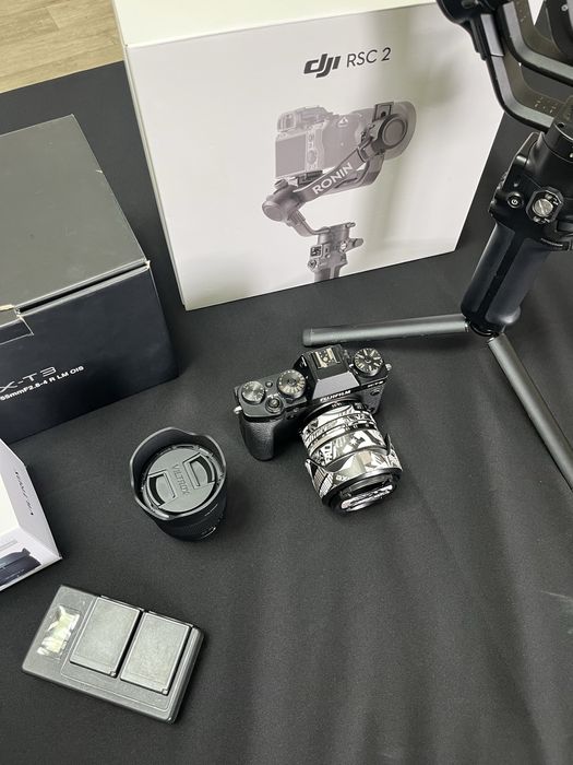 Fujifilm x-t3, ronin rsc2