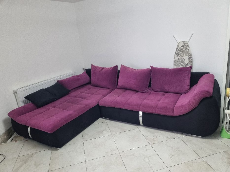 Canapea colțar extensibil 3x2,05 metri