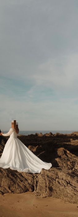 Rochie de mireasă + voal de vânzare