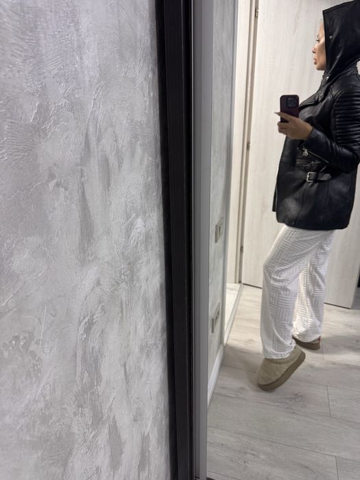 geaca piele matlasata cu gluga