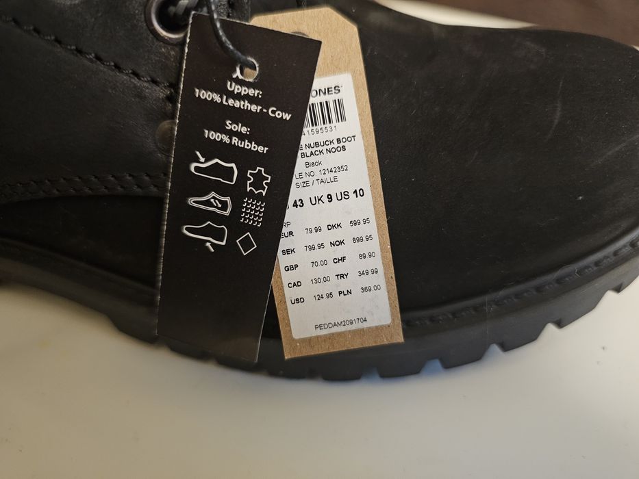 Bocanci piele Jack&Jones marime 43