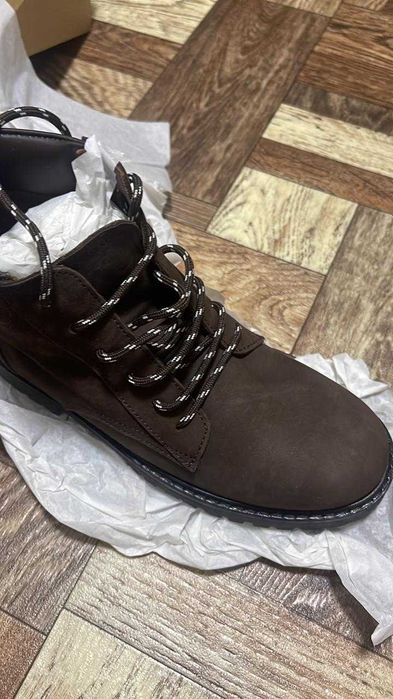 Ботинки ZARA из натуральной кожи