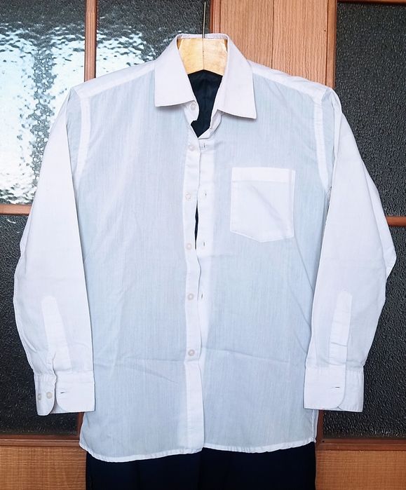 Рубашки школьные белые