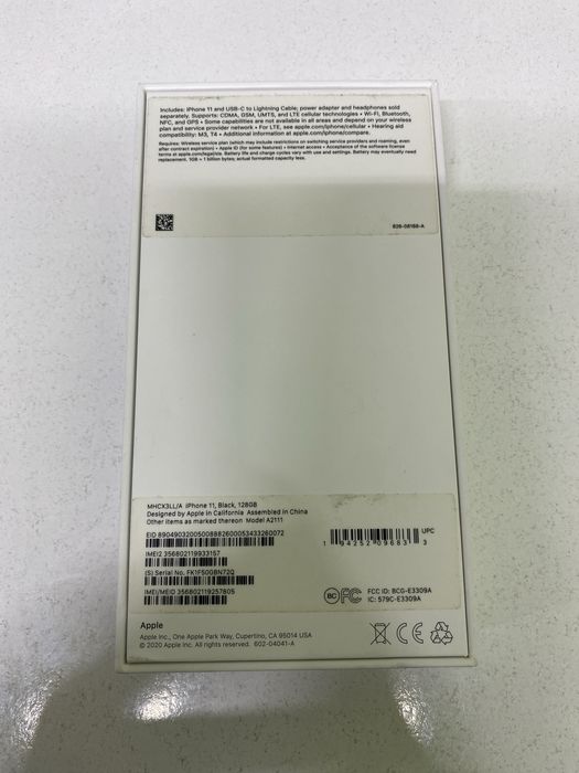 Продам iPhone 11 128 GB, чёрный