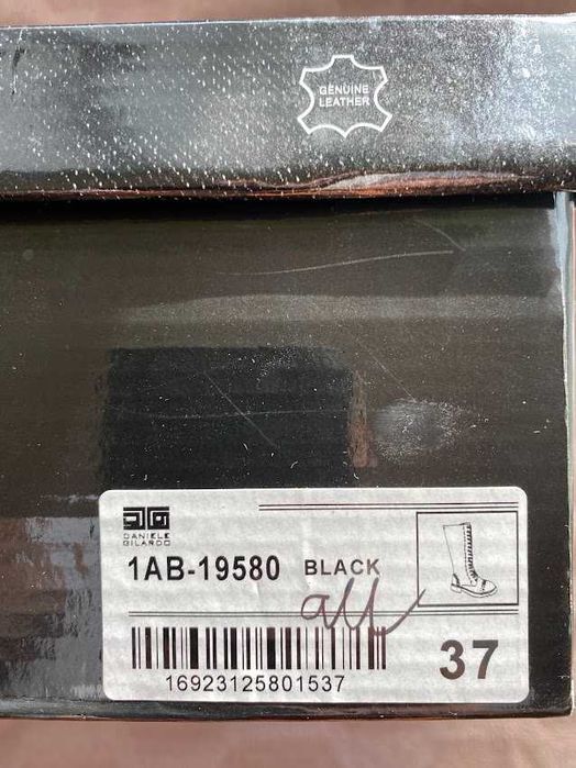 Ботуши от естествена кожа DANIELE GILARDO - 37 номер