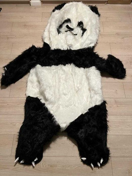 Urs mascota gonflabila  Panda 2 metri cu baterie si incarcator