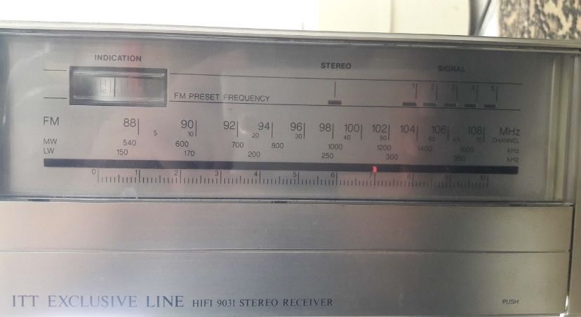 Radio statie audio ITT hi fi 9031