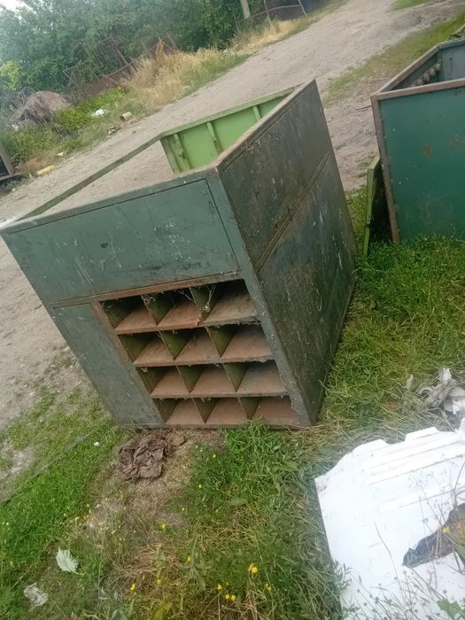 Raft Metalic Industrial / Organizator Scule și Atelier Vintage (Pigeon Hole)