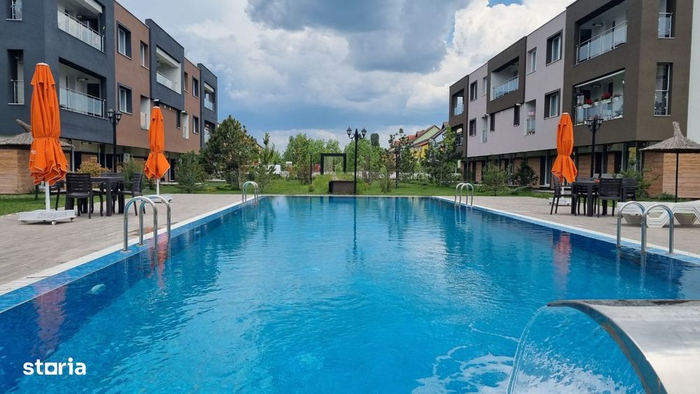 GARSONIERA in Complex cu Piscina zona Otopeni bloc NOU-COMISION 0%