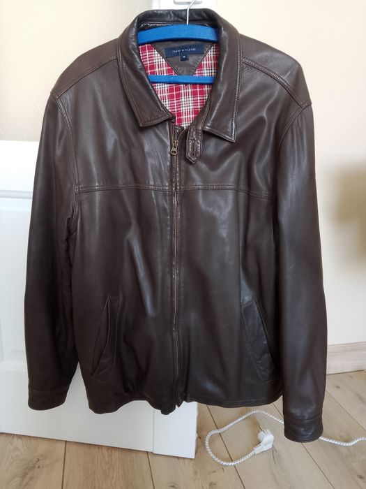 Куртка кожанная XL