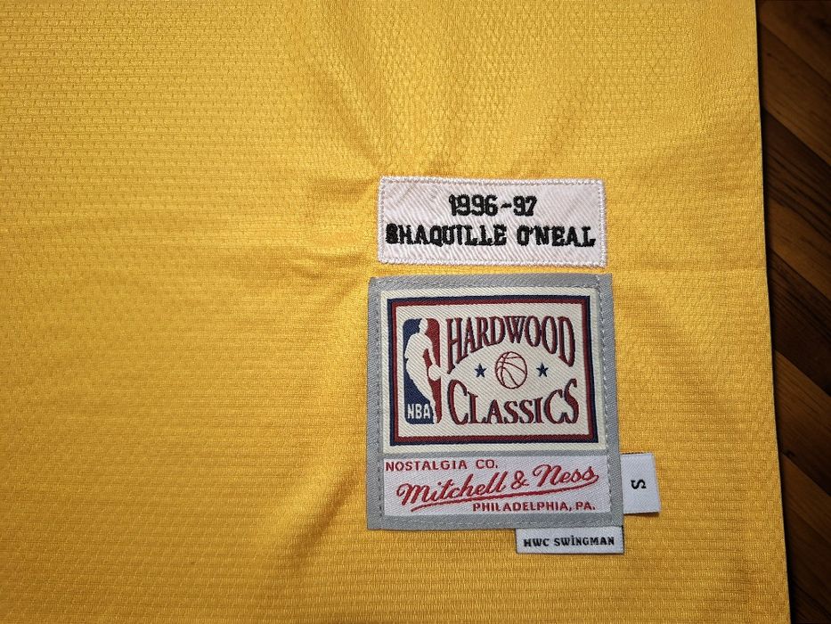 Баскетболен потник на Шакил О'Нийл#Лейкърс#34#Mitchel&Ness!