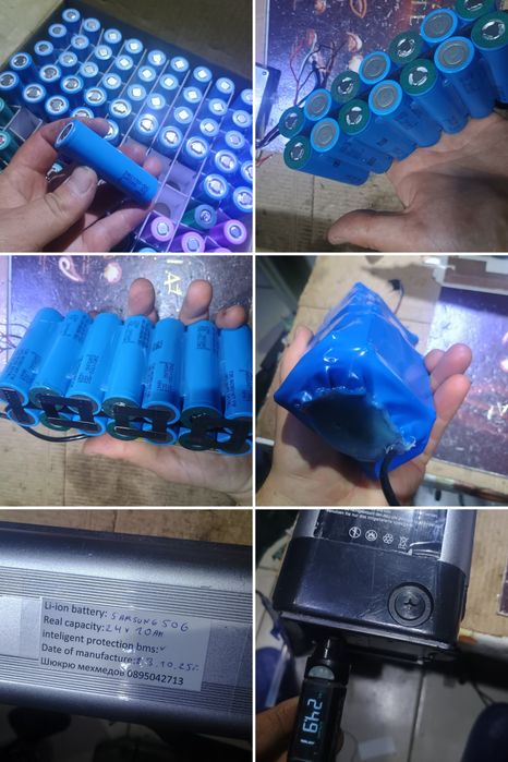 Ремонт, рециклиране и изработка на литиево йонни батерии