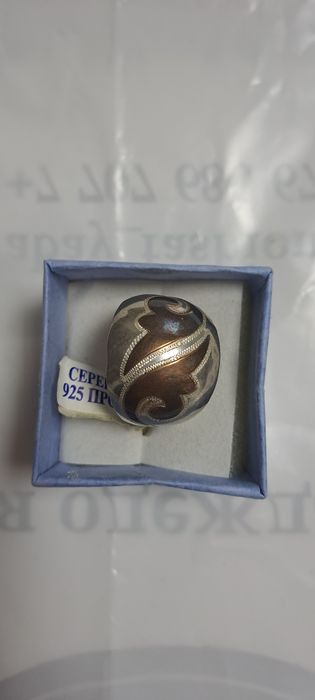 Серьги  из серебро  проба  925
